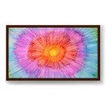 Swirling Patterns - Framed Canvas