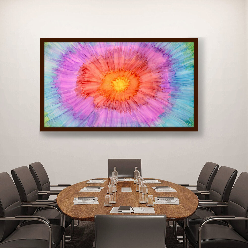 Swirling Patterns - Framed Canvas