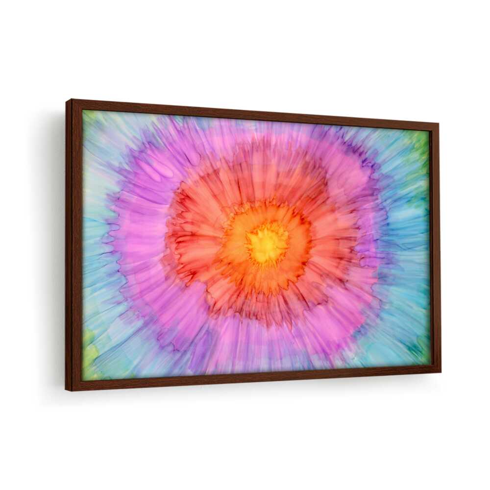 Swirling Patterns - Framed Canvas