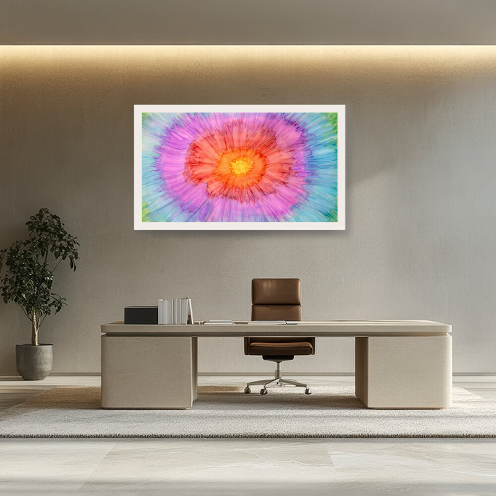 Swirling Patterns - Framed Canvas