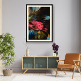 Dynamic Interplay Of Hues - WALL MOUNT FRAME