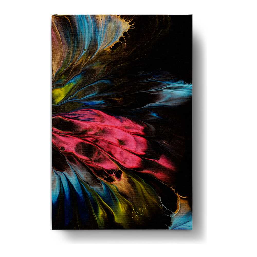 Dynamic Interplay Of Hues - Wall Canvas