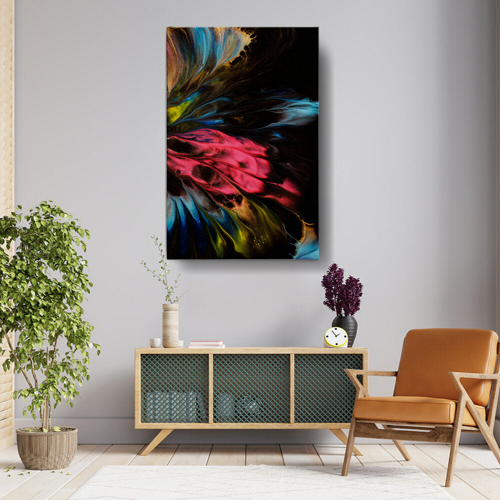 Dynamic Interplay Of Hues - Wall Canvas