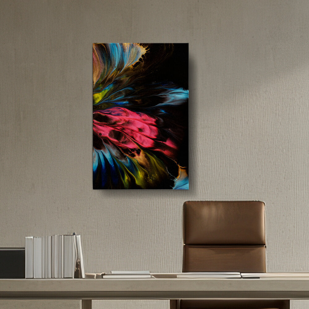 Dynamic Interplay Of Hues - Wall Canvas