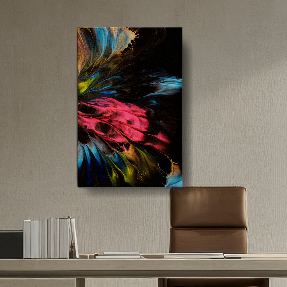 Artist5 - Art - Dynamic Interplay Of Hues - Wall Canvas