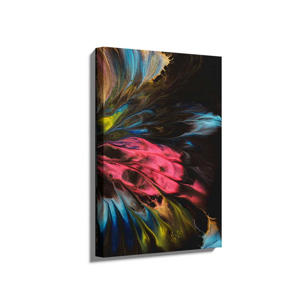 Dynamic Interplay Of Hues - Wall Canvas