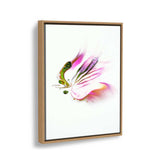 Butterfly Adorned With Flower - FLOATING FRAME