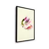 Butterfly Adorned With Flower - WALL MOUNT FRAME