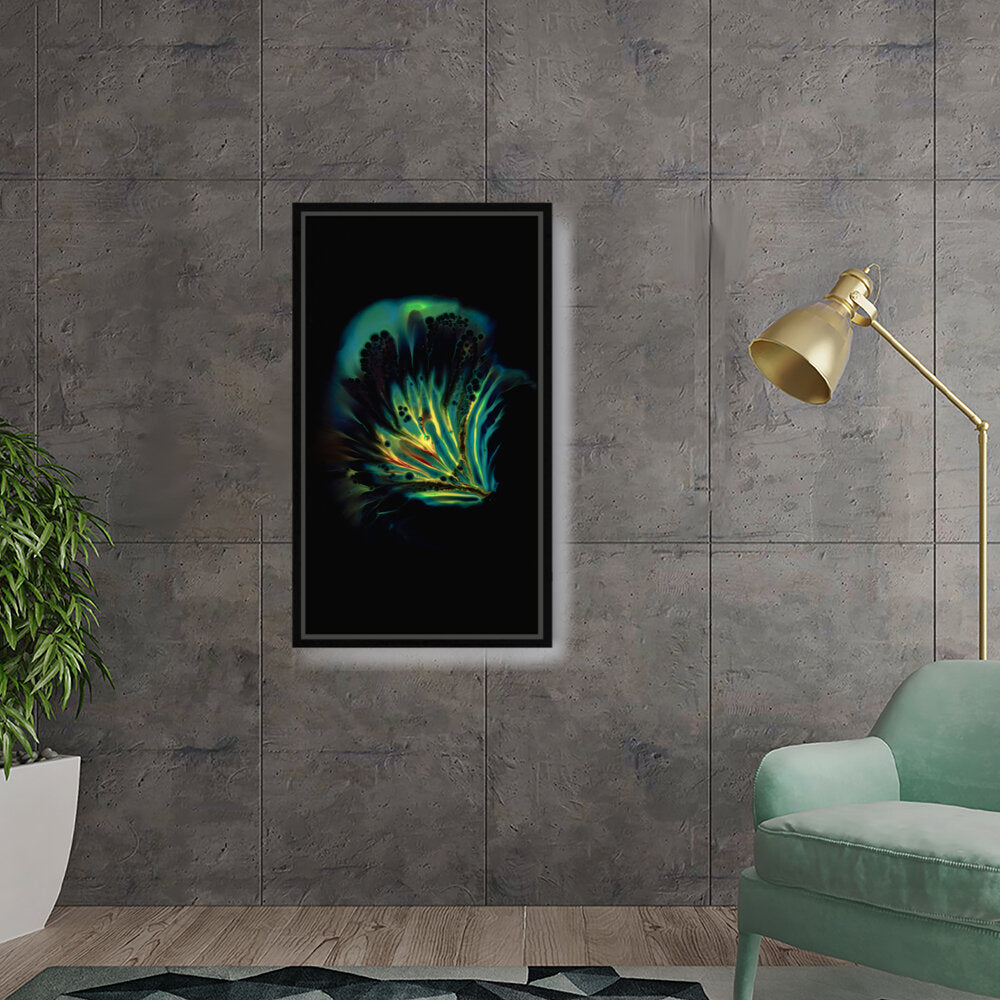 A Flower Illuminated - FLOATING FRAME
