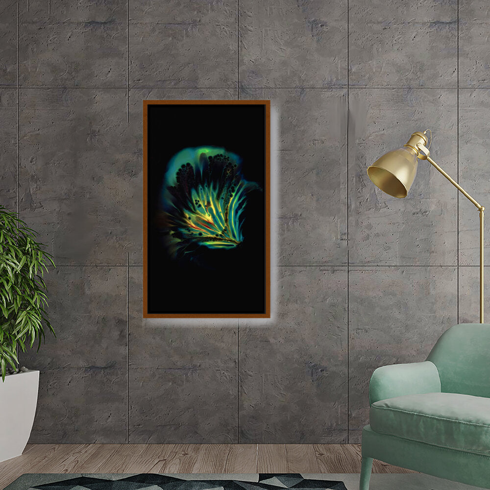 A Flower Illuminated - FLOATING FRAME