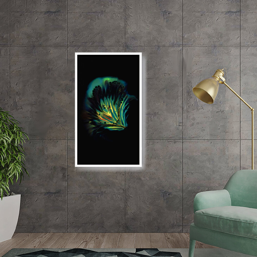 A Flower Illuminated - FLOATING FRAME