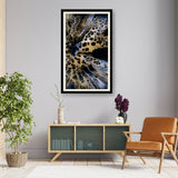 Flower In Black And White - WALL MOUNT FRAME
