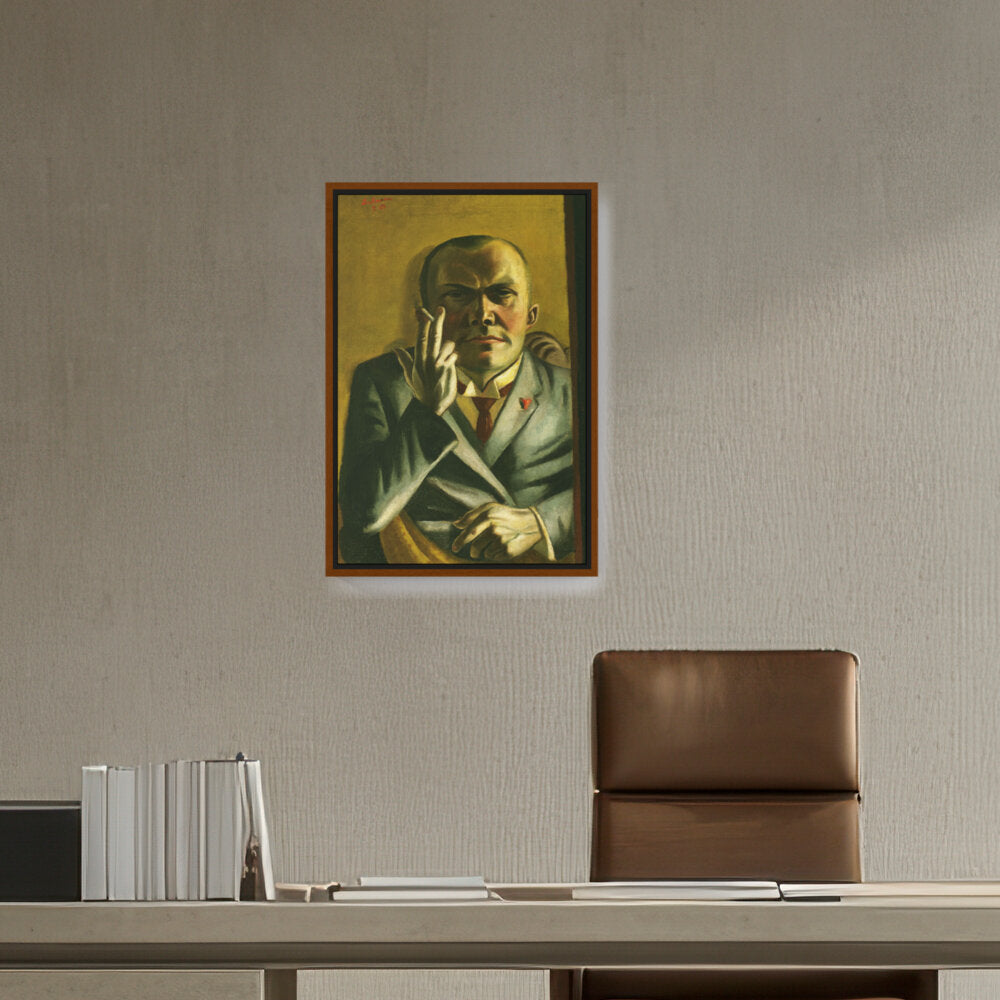 Self Portrait With A Cigarette - FLOATING FRAME