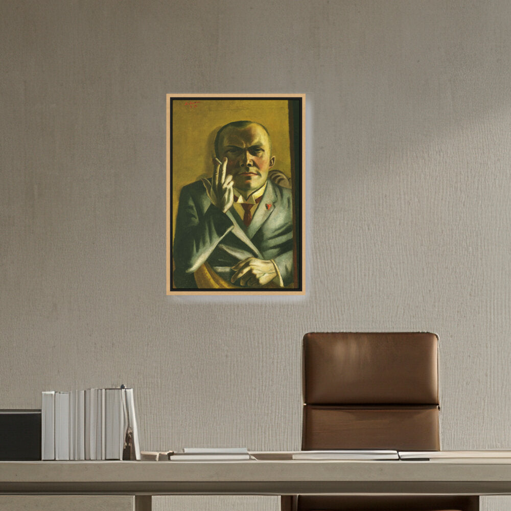 Self Portrait With A Cigarette - FLOATING FRAME