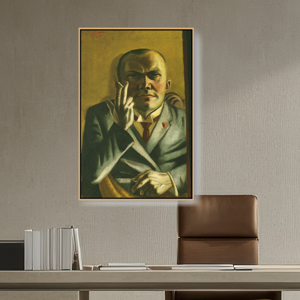 Self Portrait With A Cigarette - FLOATING FRAME