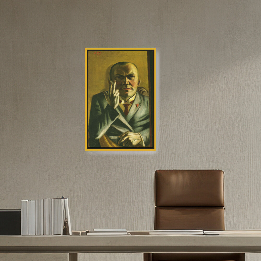 Self Portrait With A Cigarette - FLOATING FRAME