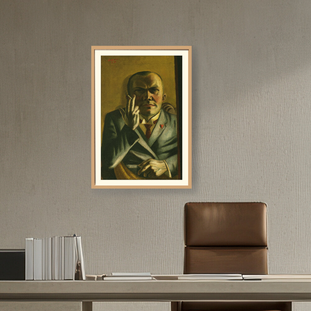 Self Portrait With A Cigarette - WALL MOUNT FRAME