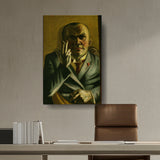 Artist5 - Art - Self Portrait With A Cigarette - Wall Canvas