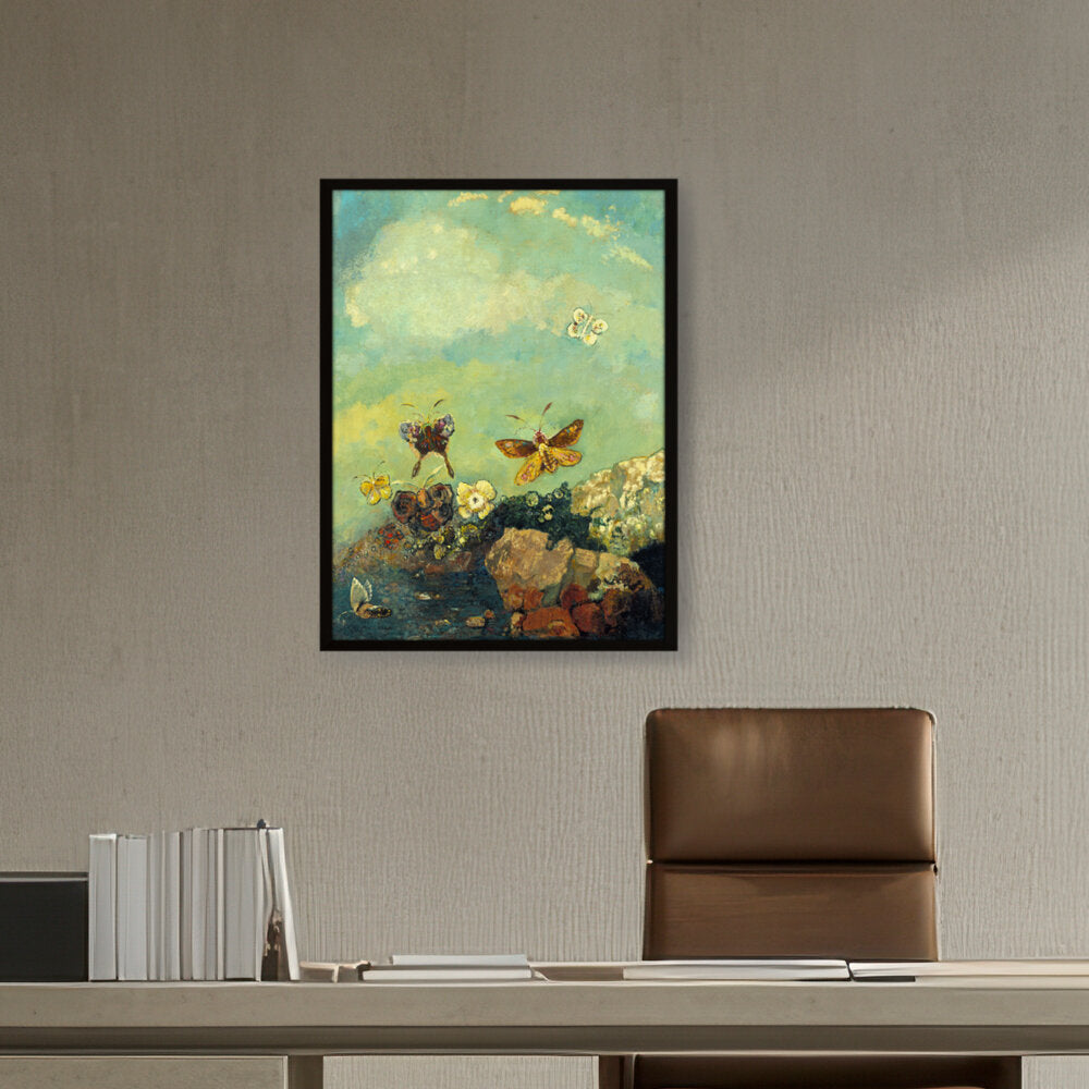 Butterflies - Framed Canvas