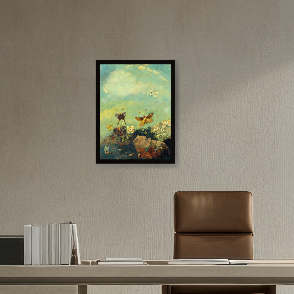 Butterflies - Framed Canvas