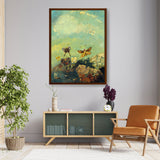 Butterflies - Framed Canvas