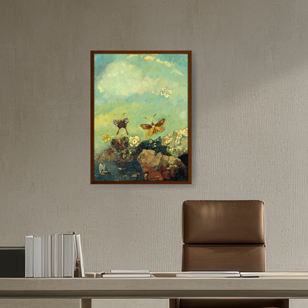 Butterflies - Framed Canvas