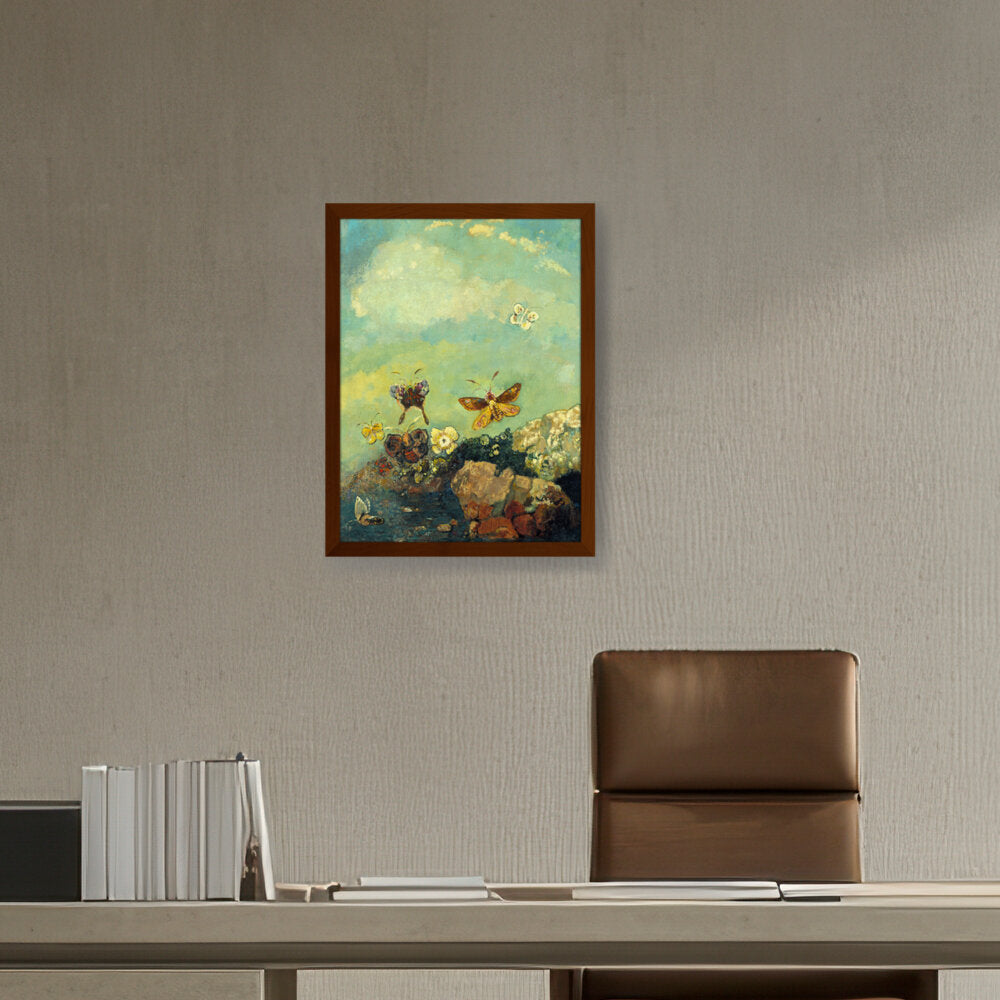 Butterflies - Framed Canvas