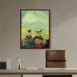 Artist5 - Art - Butterflies - Framed Canvas