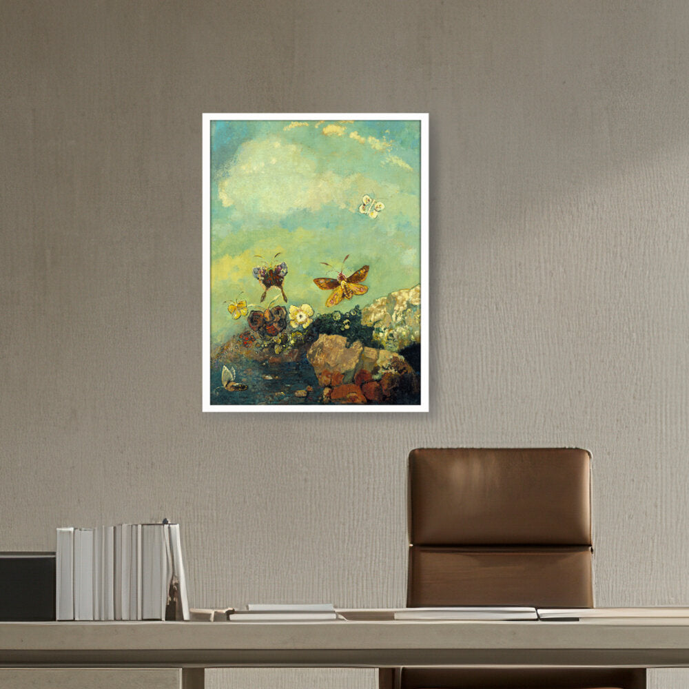 Butterflies - Framed Canvas