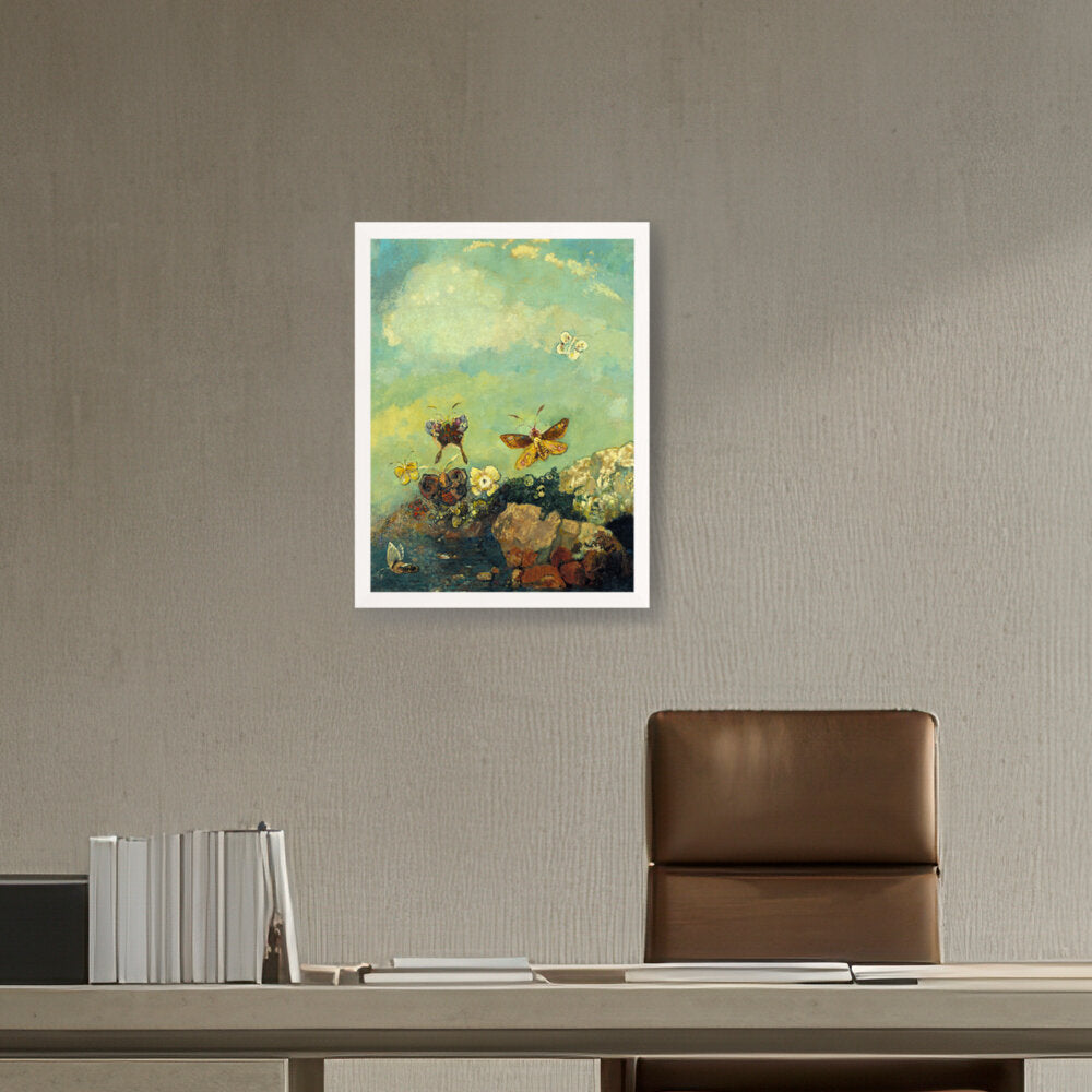 Butterflies - Framed Canvas