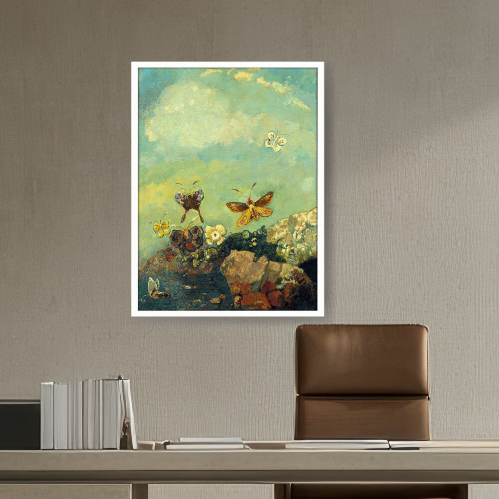 Butterflies - Framed Canvas