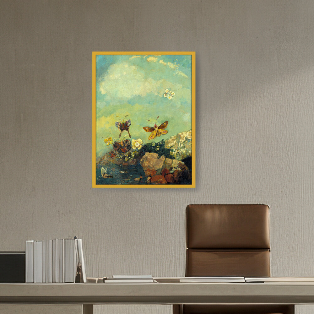 Butterflies - Framed Canvas