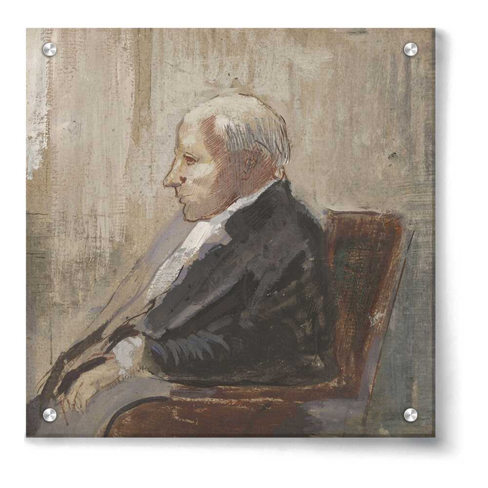 Seated Man - Acrylic Wall Photo