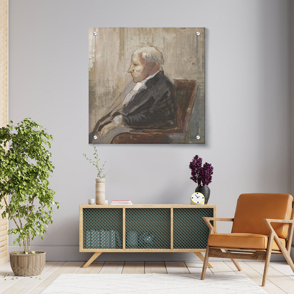 Seated Man - Acrylic Wall Photo