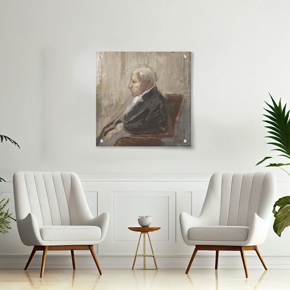 Seated Man - Acrylic Wall Photo