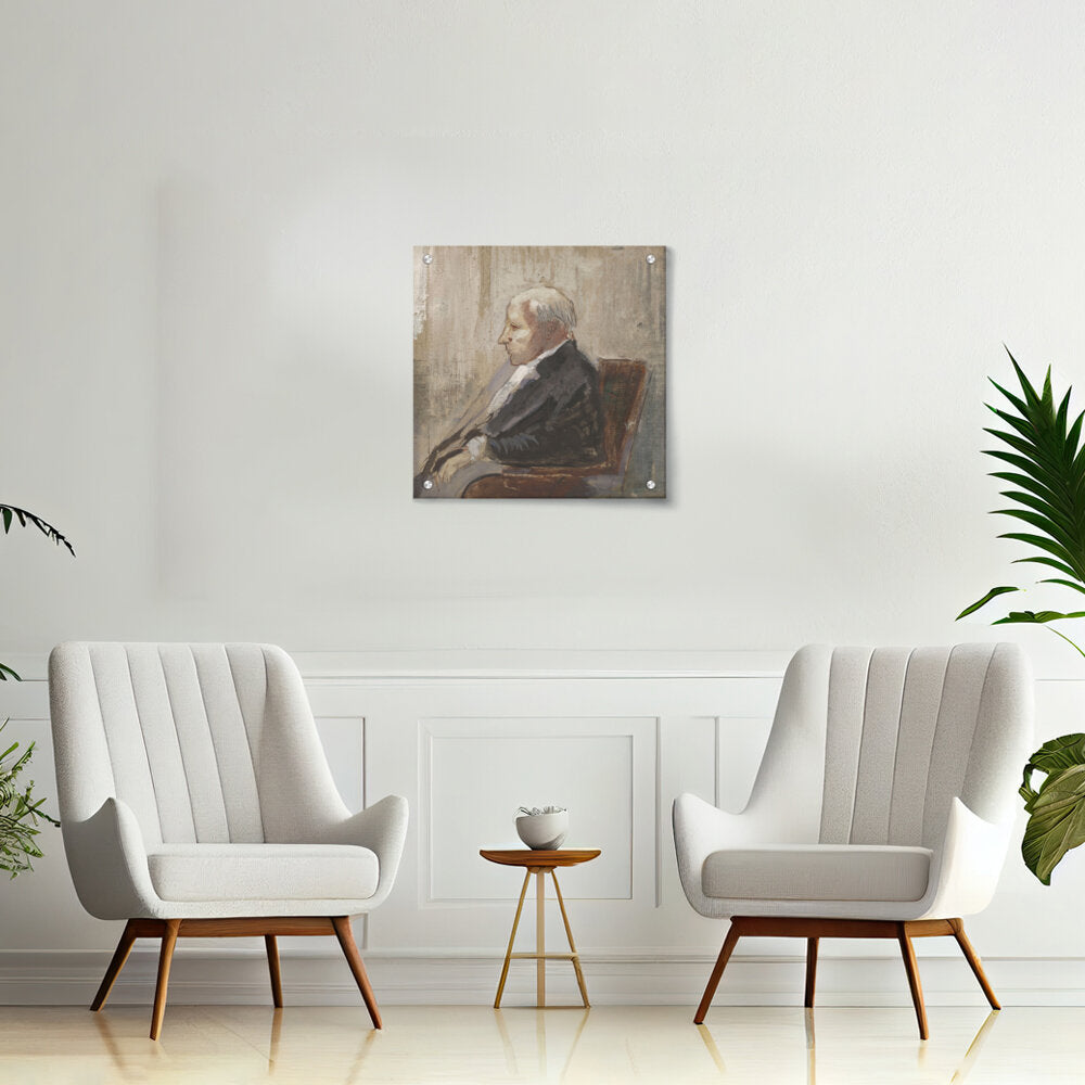 Seated Man - Acrylic Wall Photo