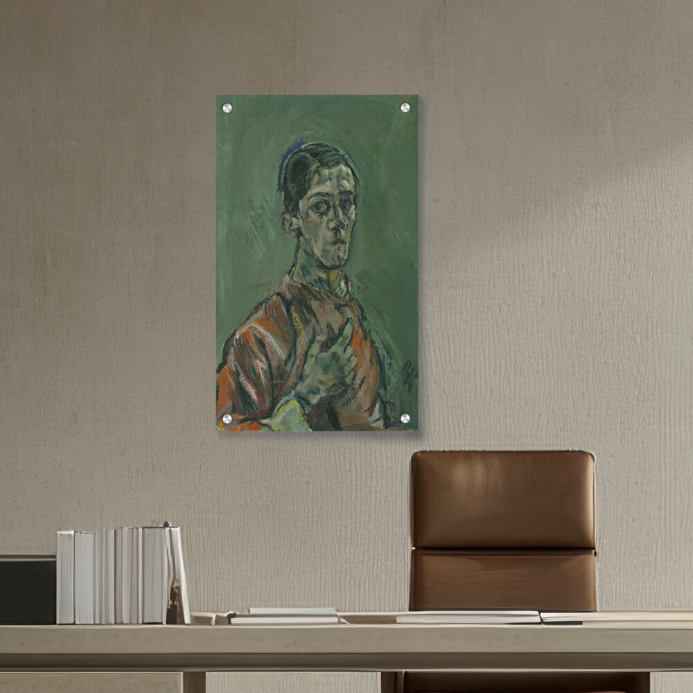 Portrait Of Oskar Kokoschka - Acrylic Wall Photo