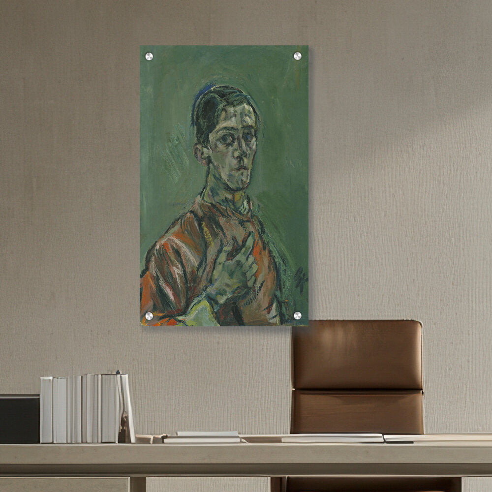 Artist5 - Art - Portrait Of Oskar Kokoschka - Acrylic Wall Photo