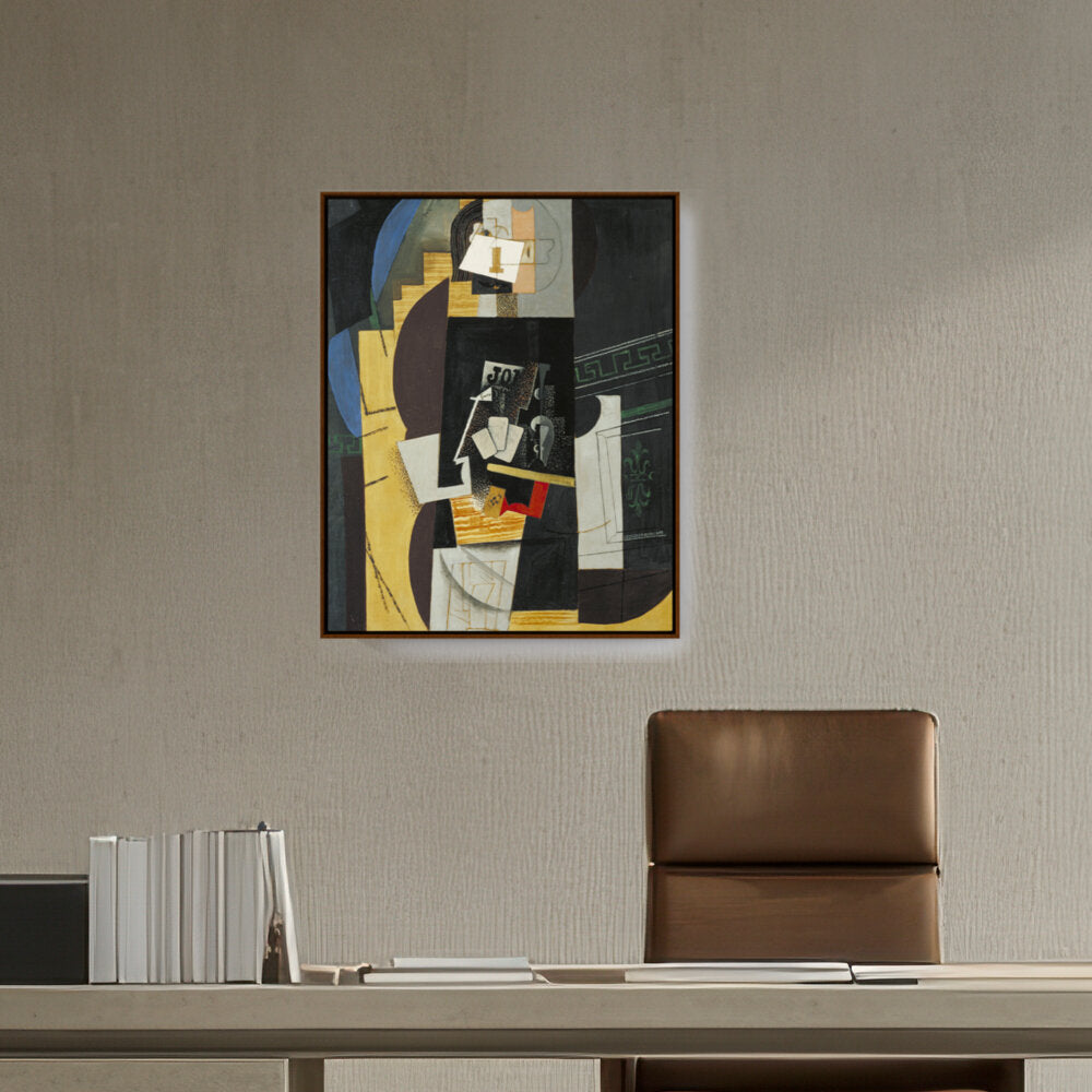 The Card Players - FLOATING FRAME