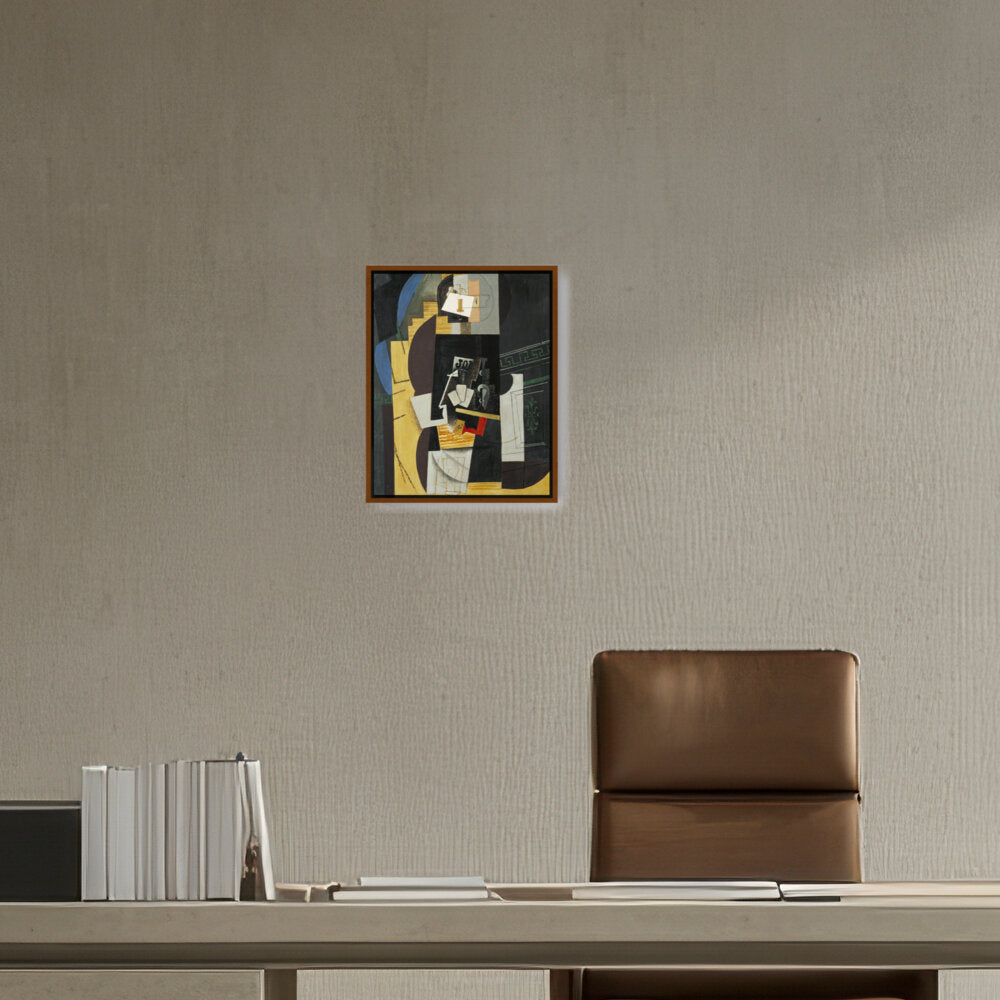 The Card Players - FLOATING FRAME