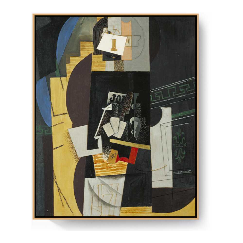 The Card Players - FLOATING FRAME