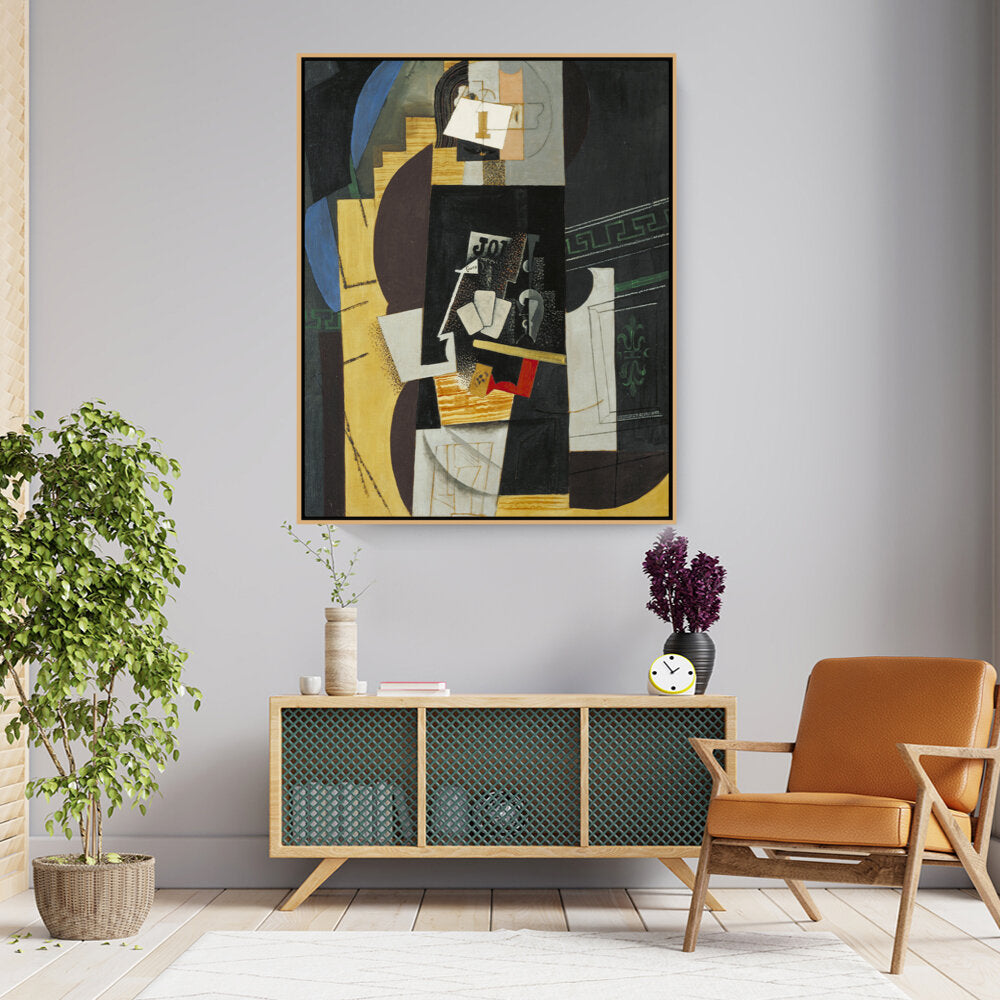 The Card Players - FLOATING FRAME