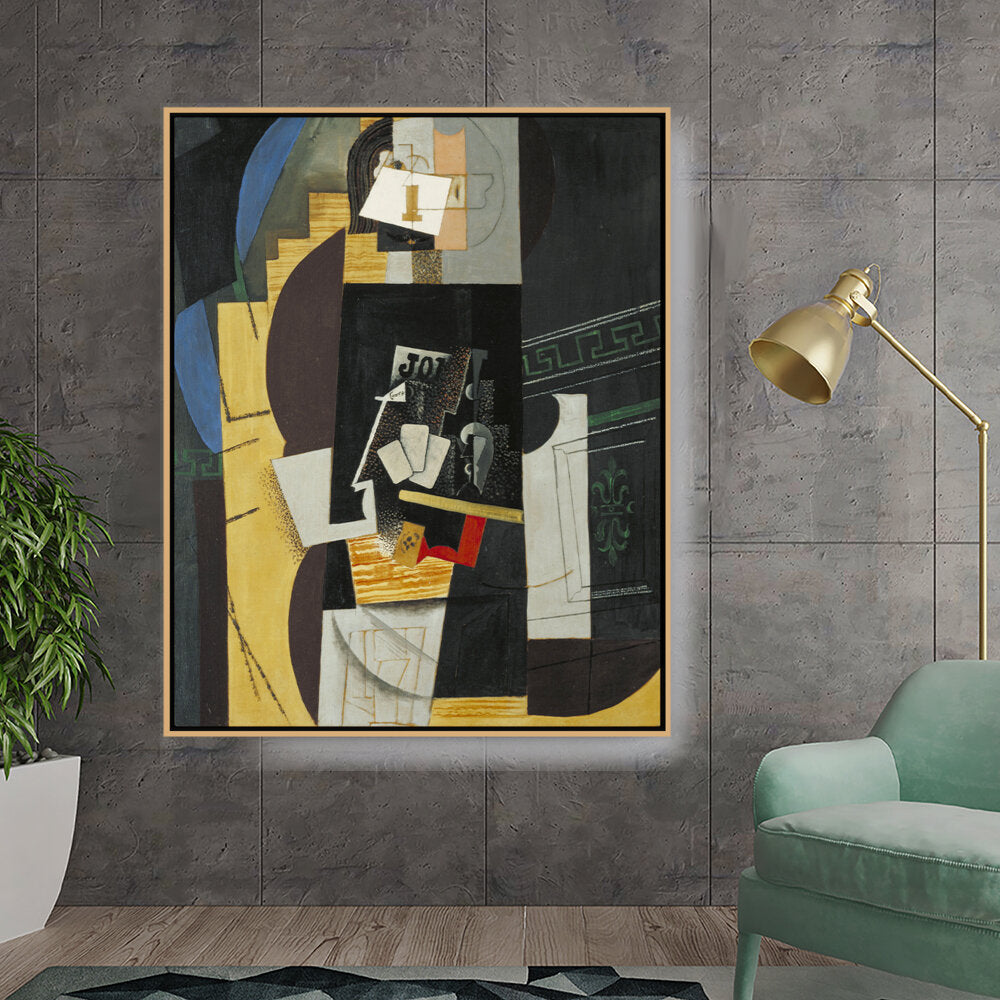 The Card Players - FLOATING FRAME