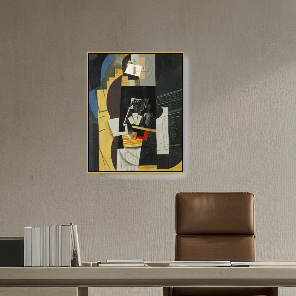 The Card Players - FLOATING FRAME