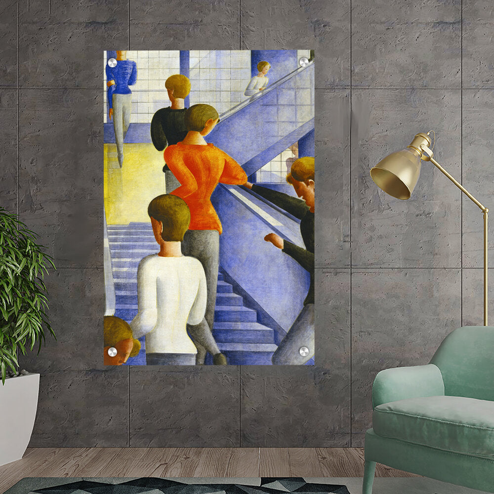 Bauhaus Stairway 1932 - Acrylic Wall Photo