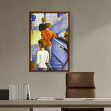 Artist5 - Art - Bauhaus Stairway 1932 - Framed Canvas