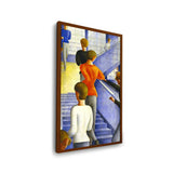 Bauhaus Stairway 1932 - Framed Canvas