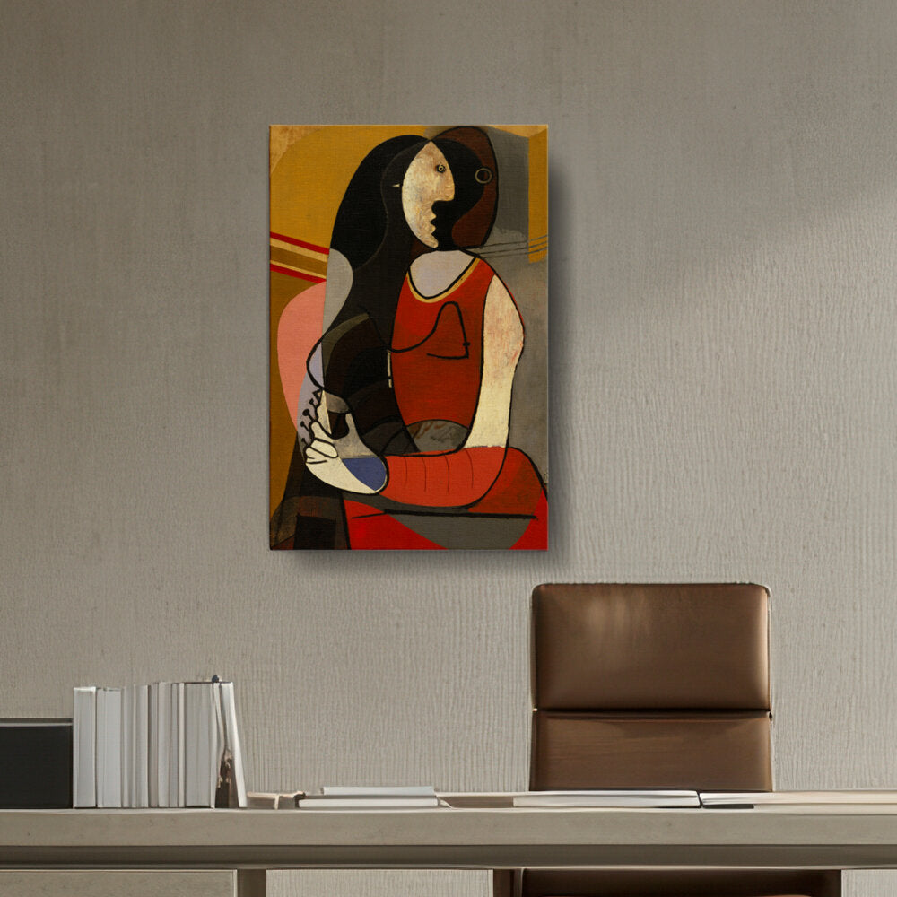 Seated Woman - Wall Canvas