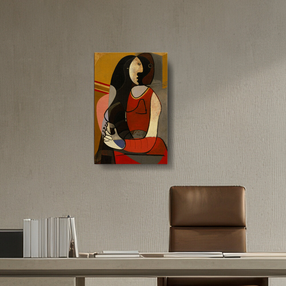 Seated Woman - Wall Canvas
