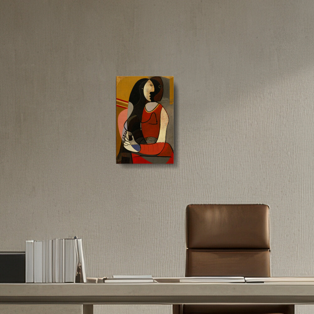 Seated Woman - Wall Canvas